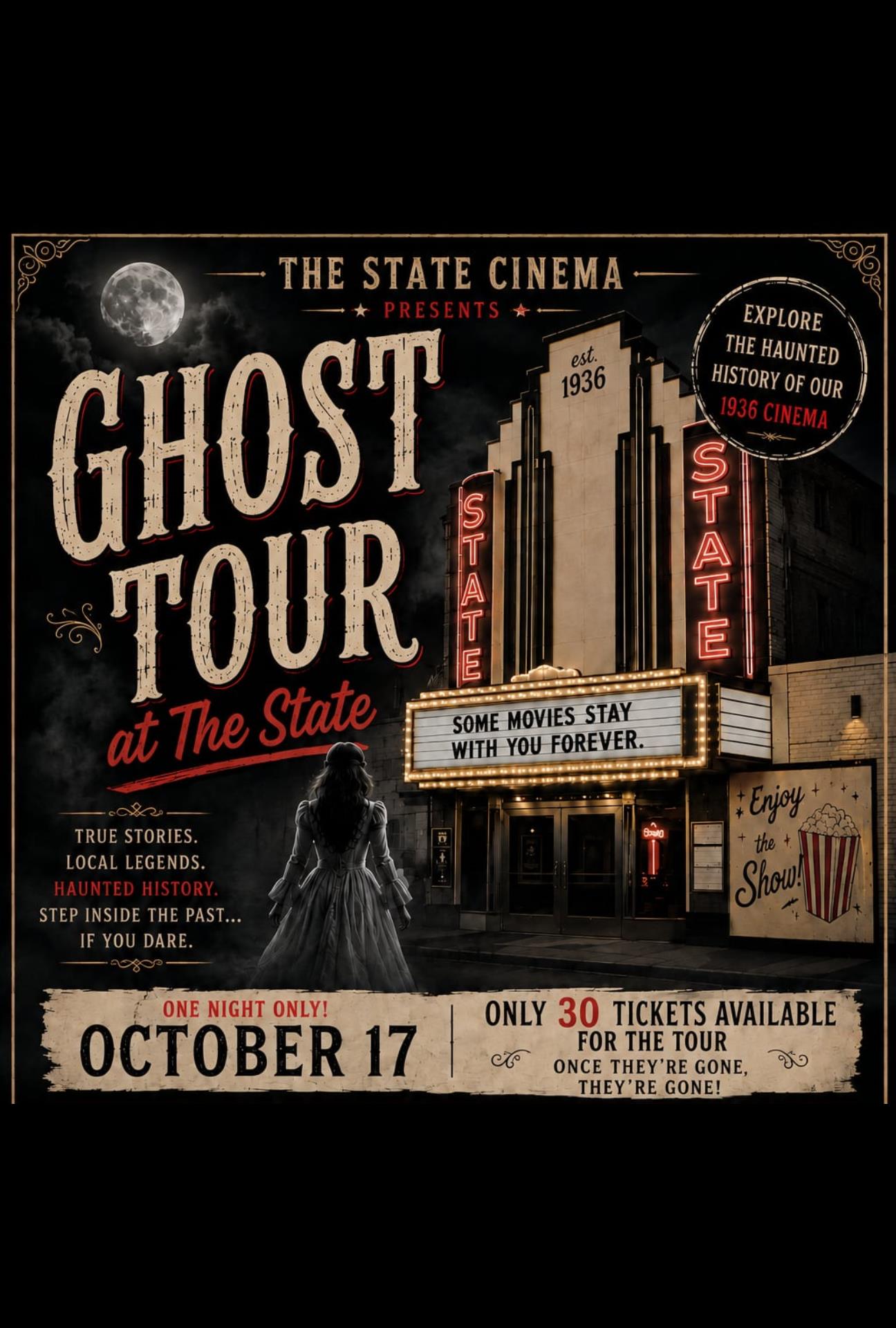 Ghost Tour at the State poster