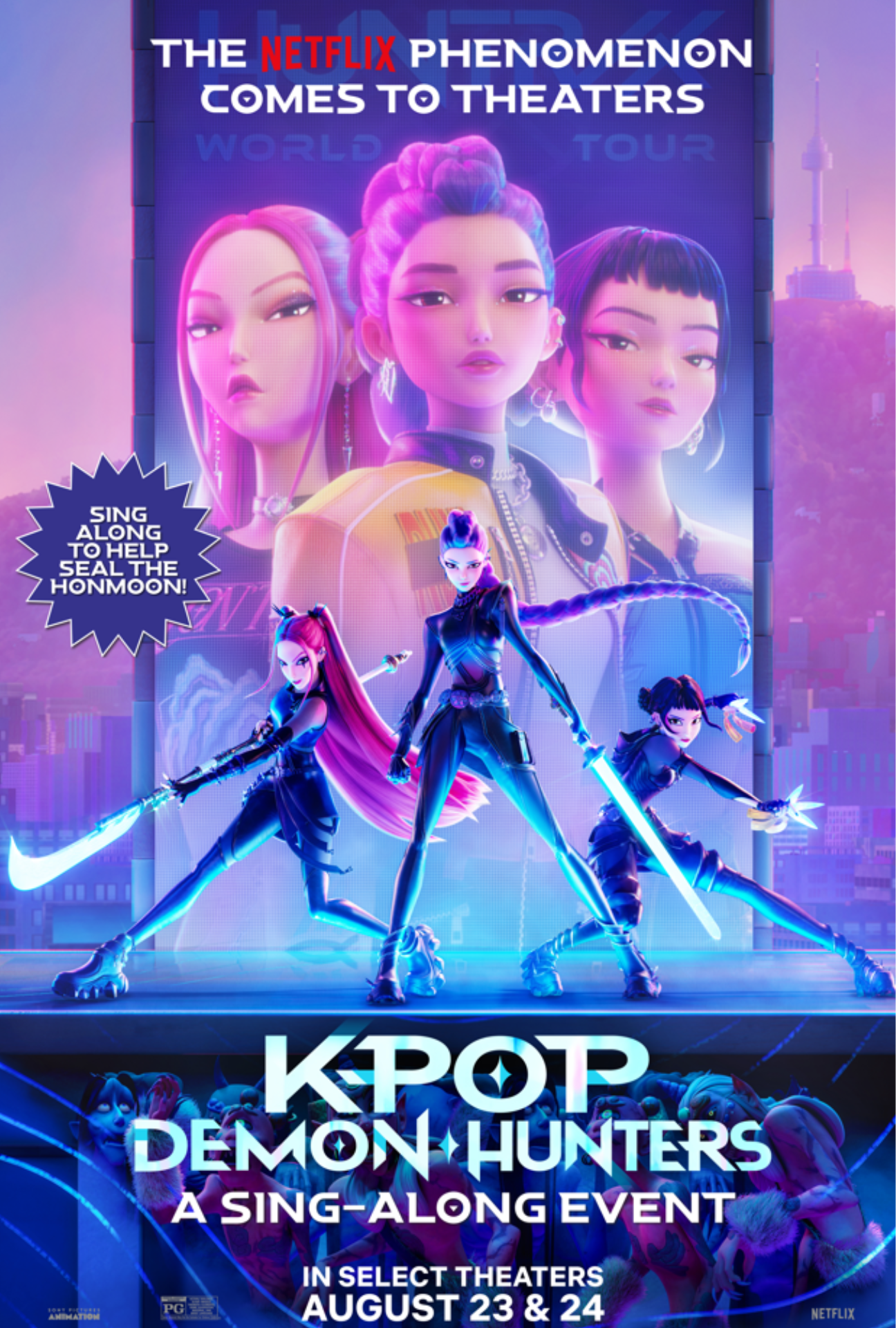 KPop Demon Hunters A Sing-Along Event Movie Poster