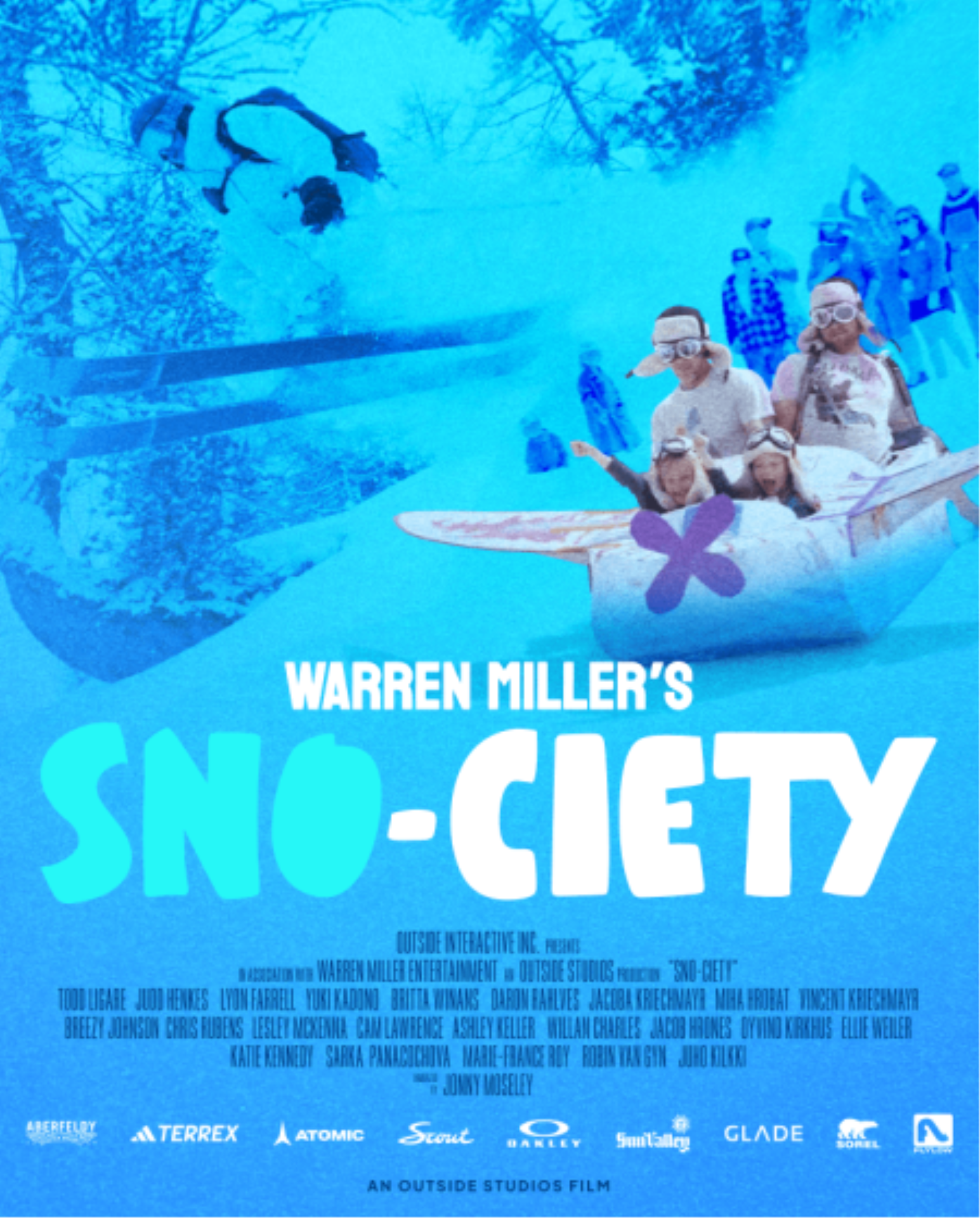 Warren Miller's SNO-CIETY poster