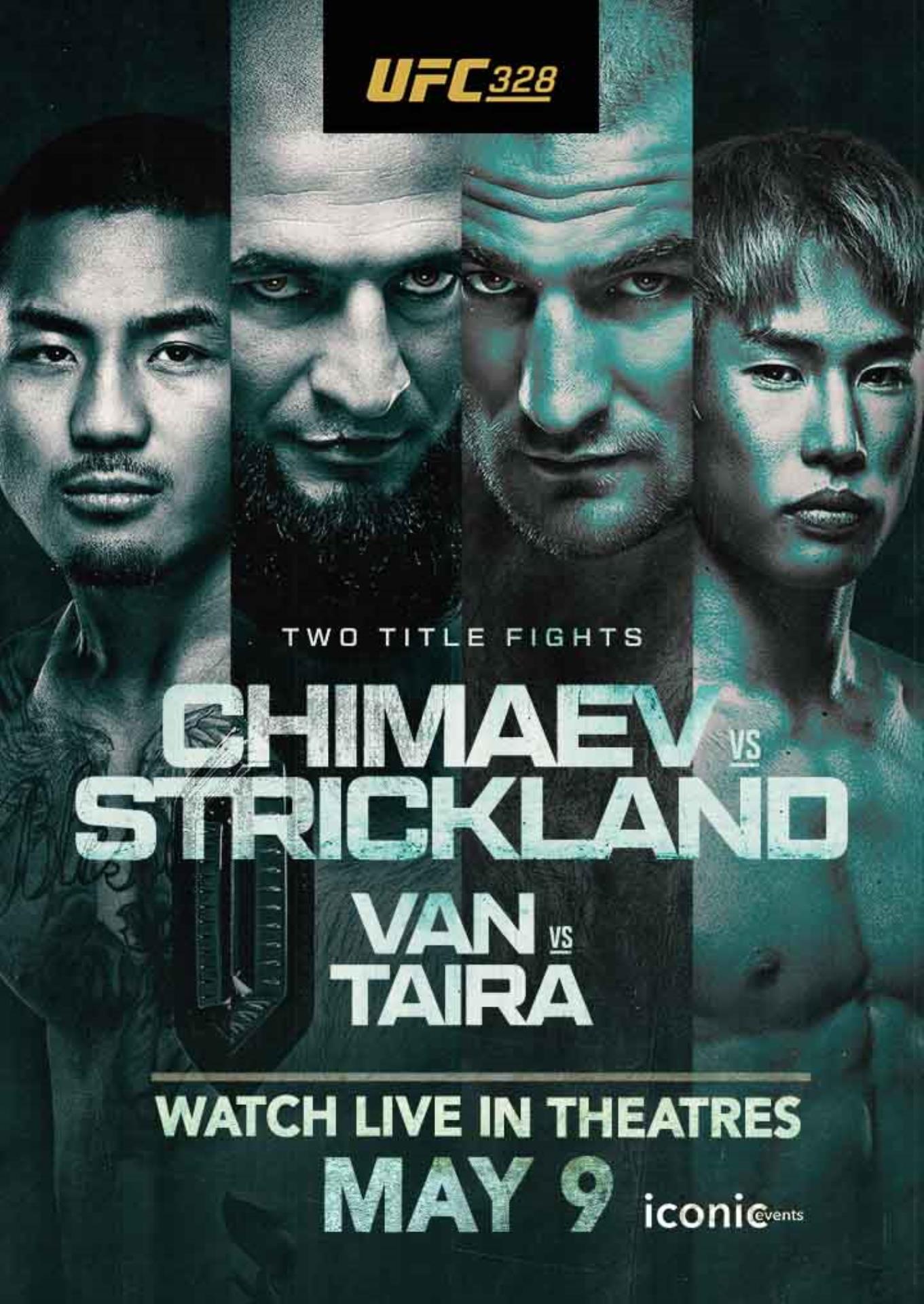 UFC 328: Chimaev vs. Strickland poster