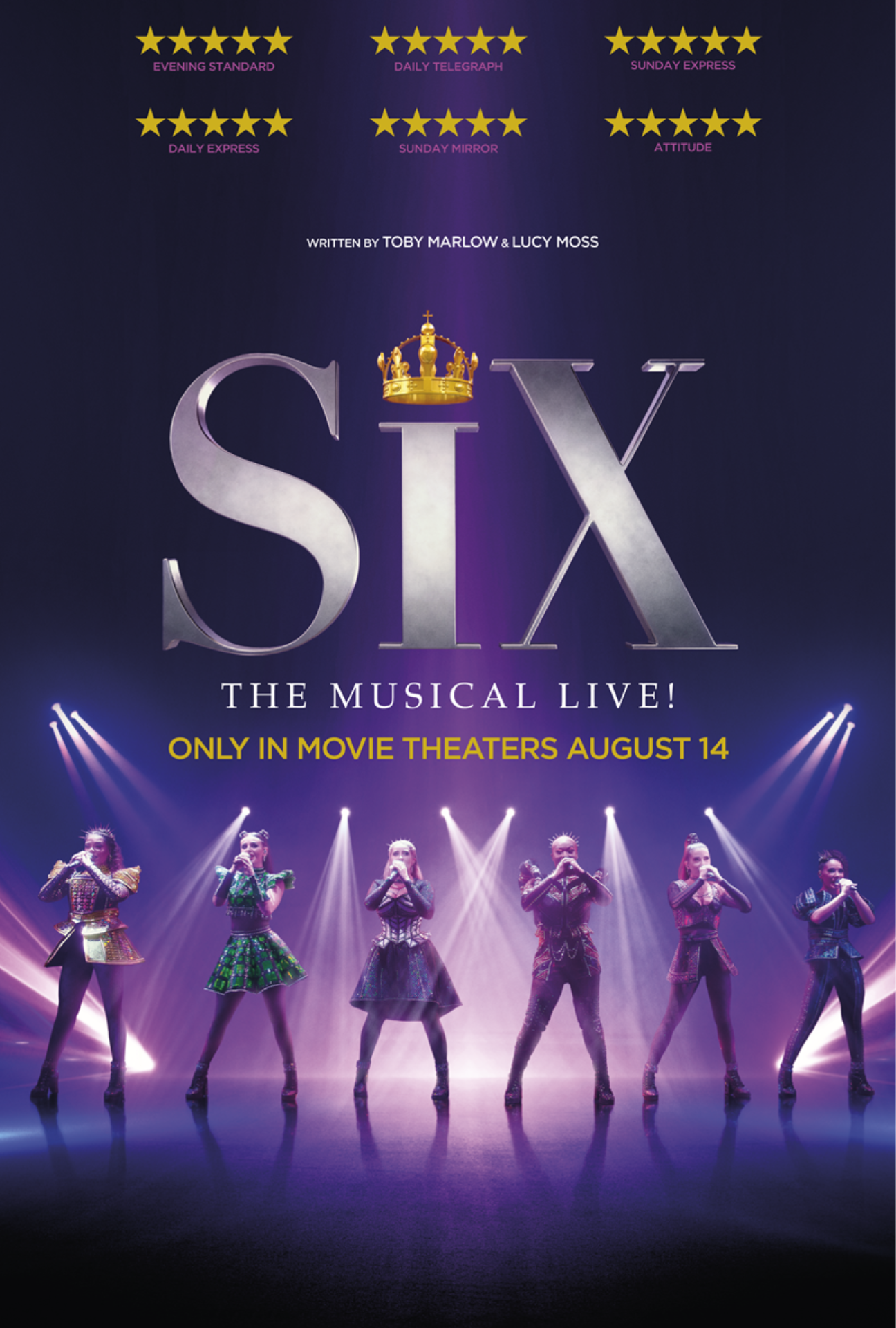 SIX The Musical Live poster