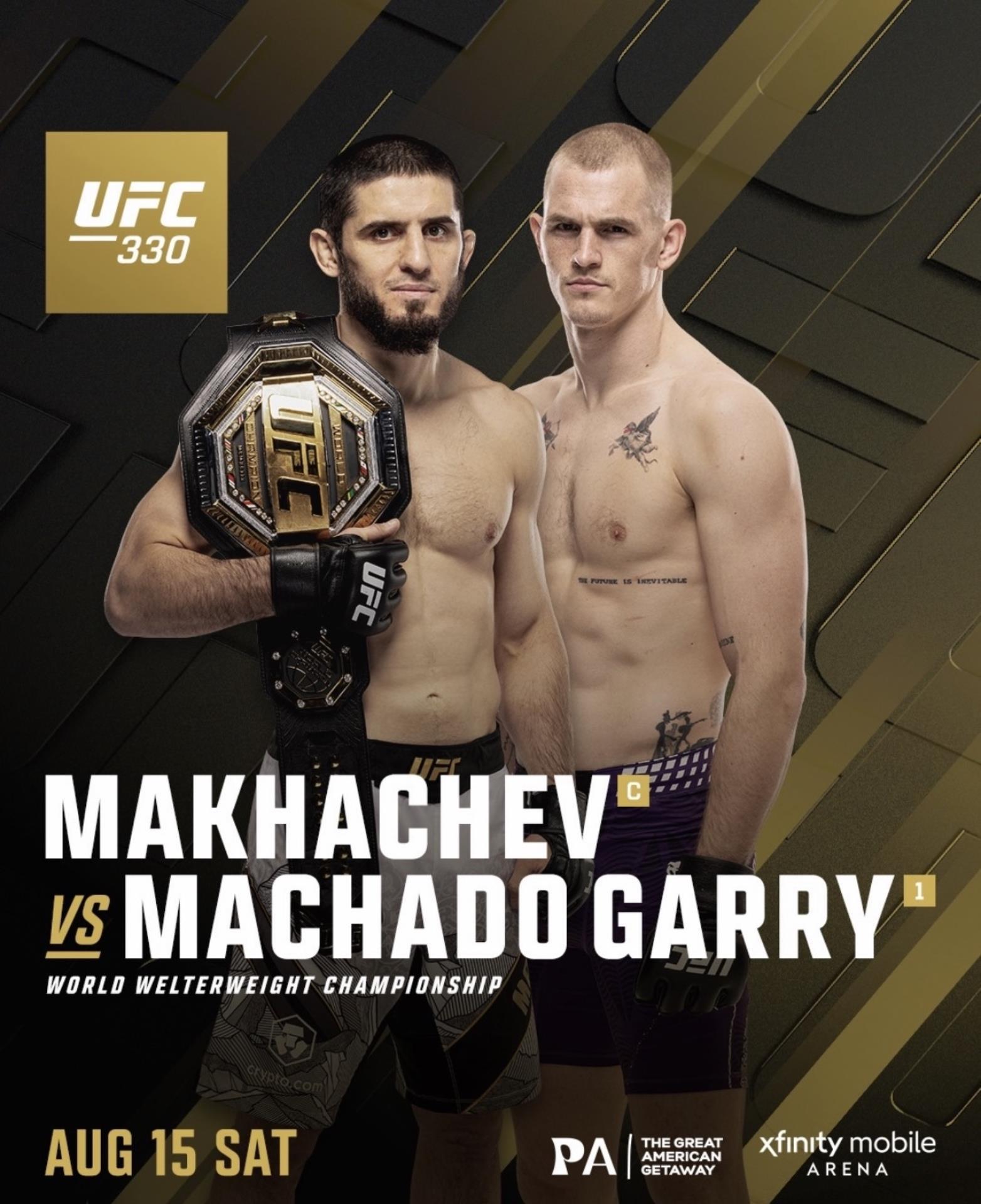 UFC 330: Makhachev v. Garry poster