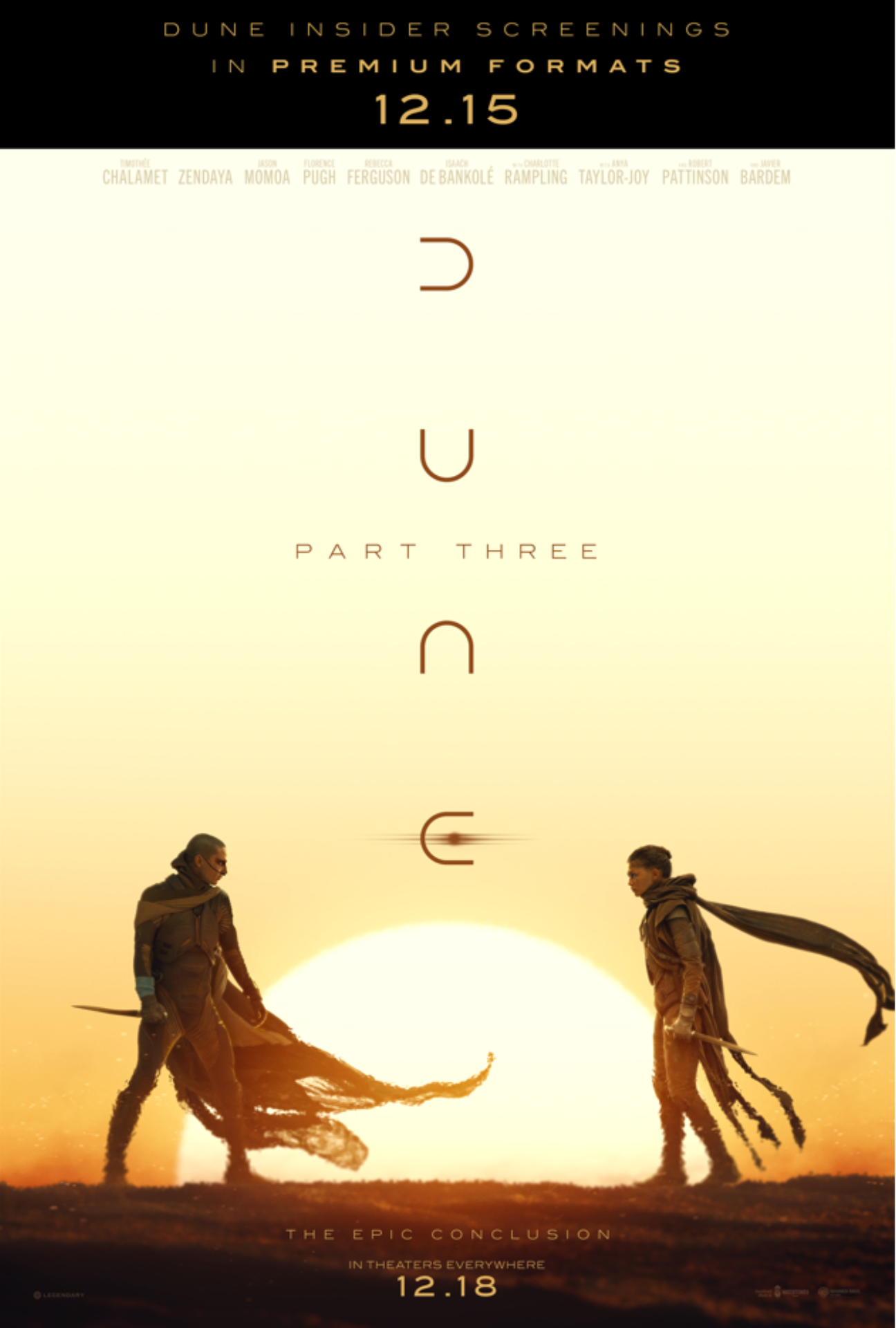 Dune: Part Three Insider Screenings poster
