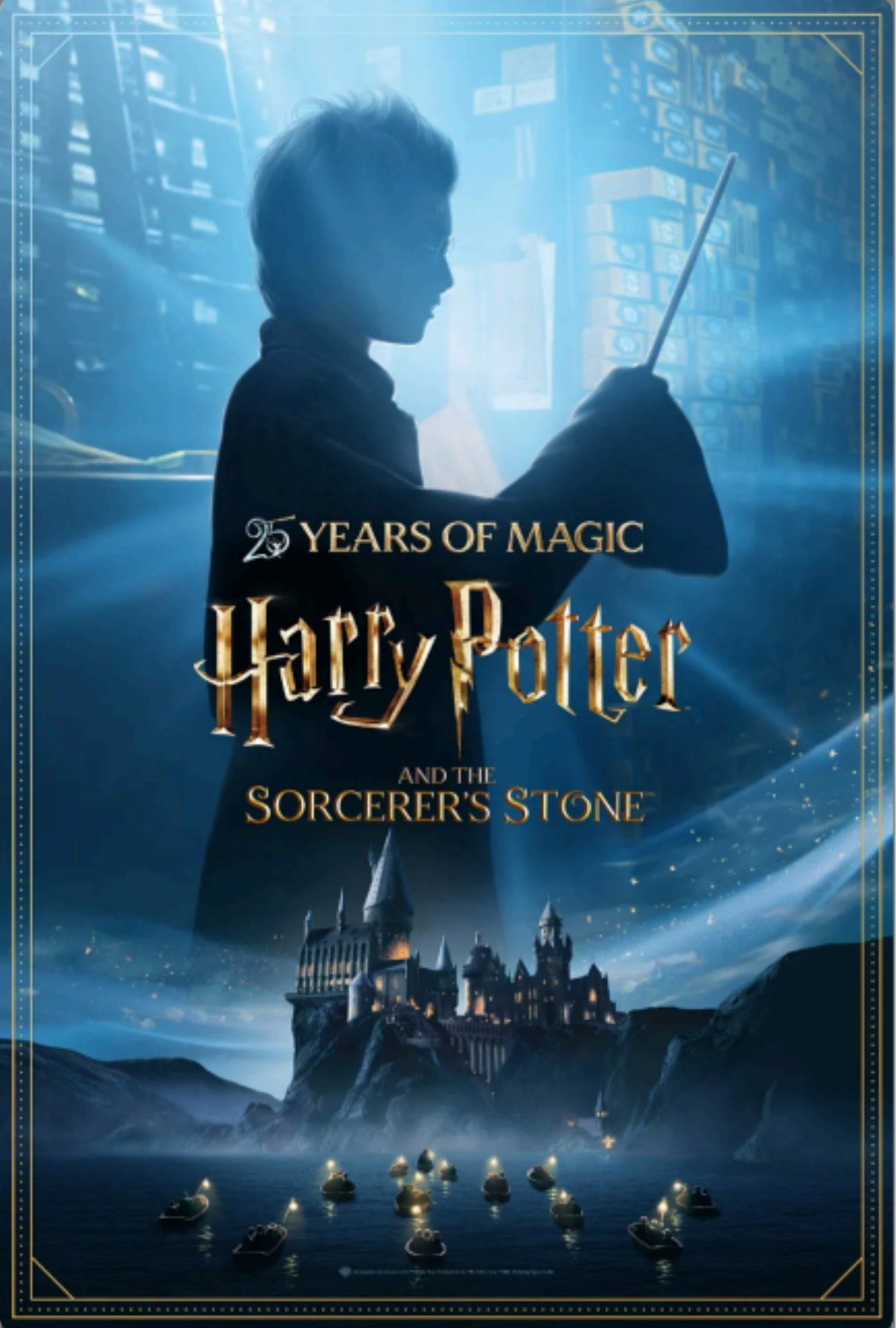 Harry Potter and the Sorcerer's Stone 25th Anniv Movie Poster