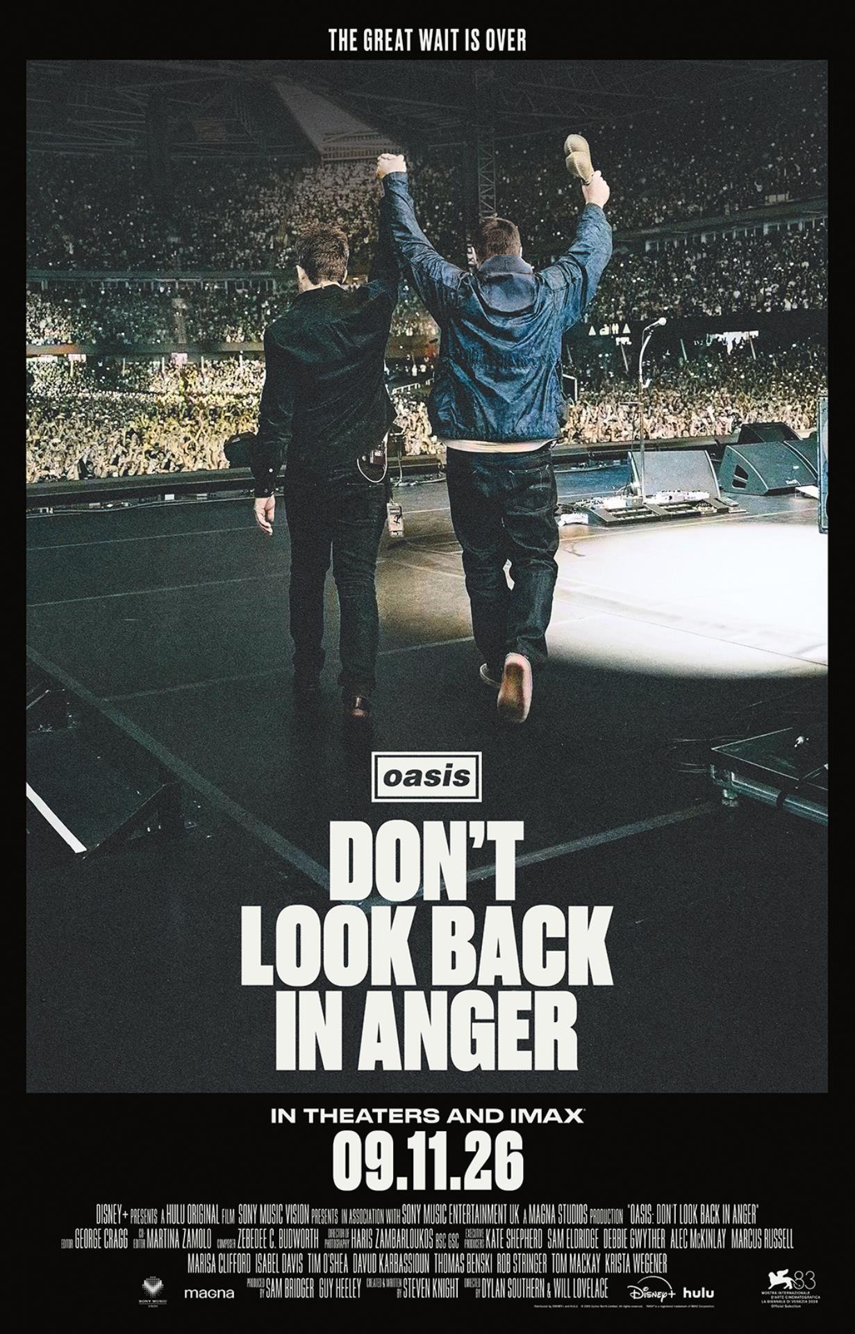 Oasis: Don’t Look Back in Anger Movie Poster